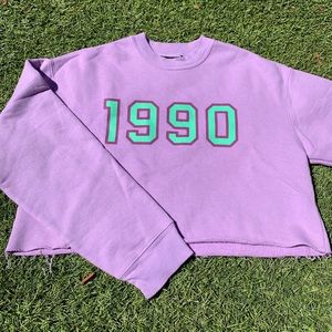 Neon “1990” Crewneck